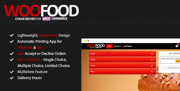 Food Ordering Plugin (Delivery & Pickup) for WordPress